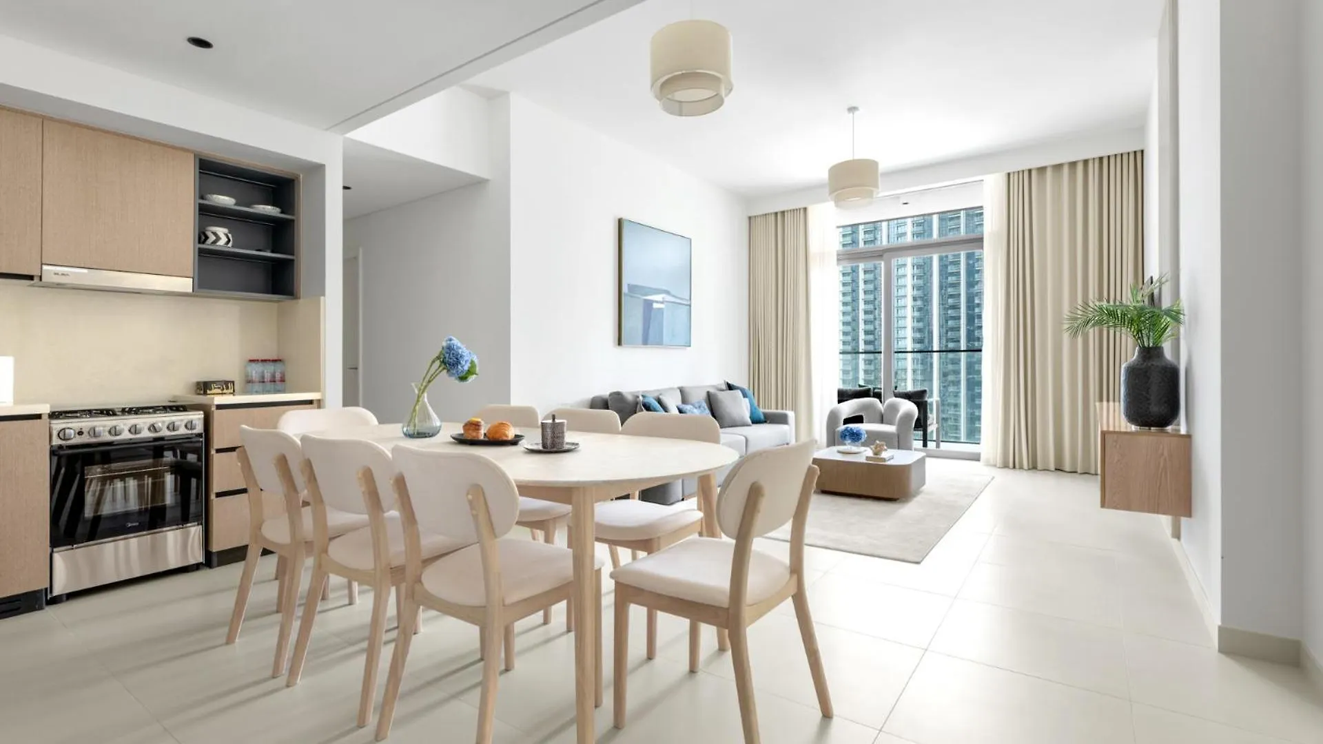 Stunning 3 Bedroom Apartment With Fountain Views By Zen Stays - Sleeps 9 - 2 Balconies Dubai Emirati Arabi Uniti